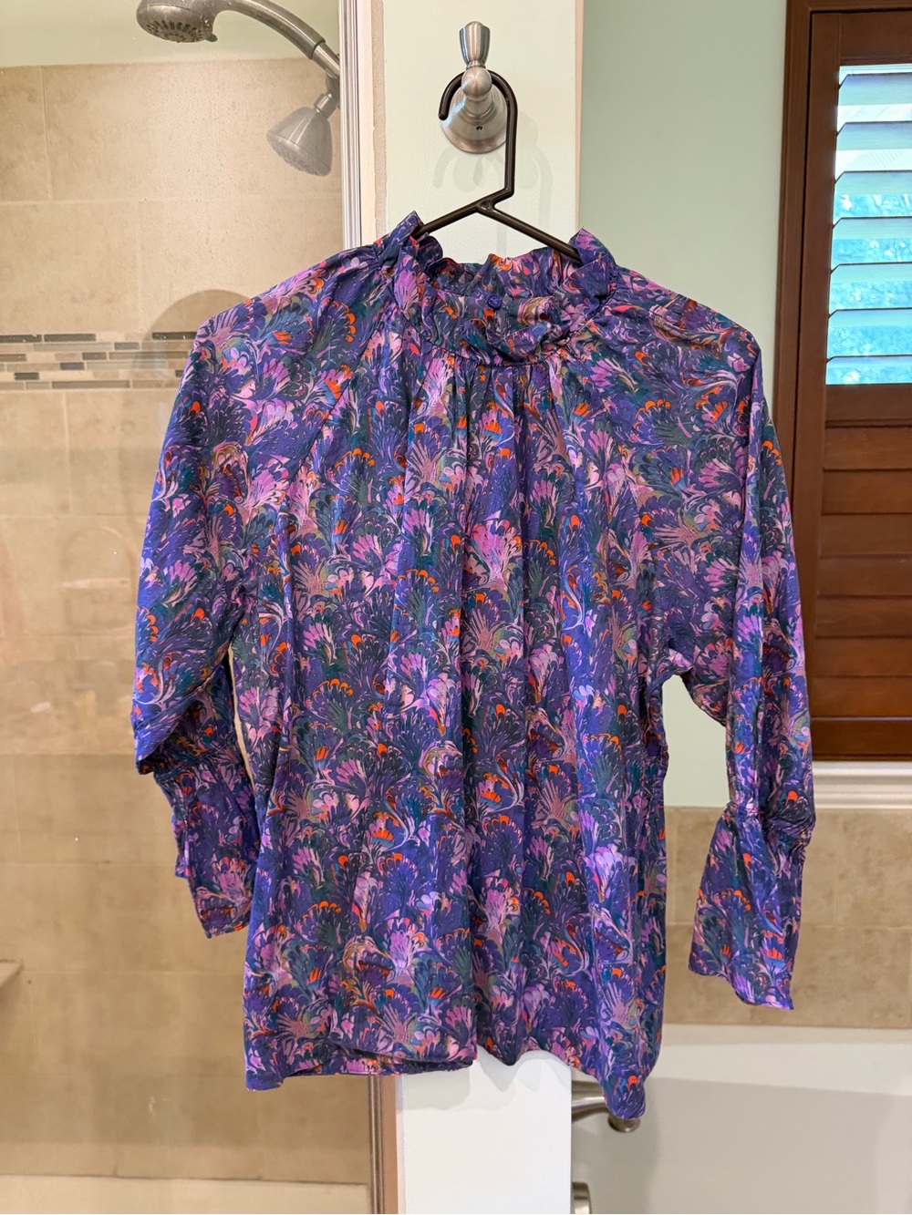 Cynthia Rowley Cynthia Rowley Printed Eden Top, L